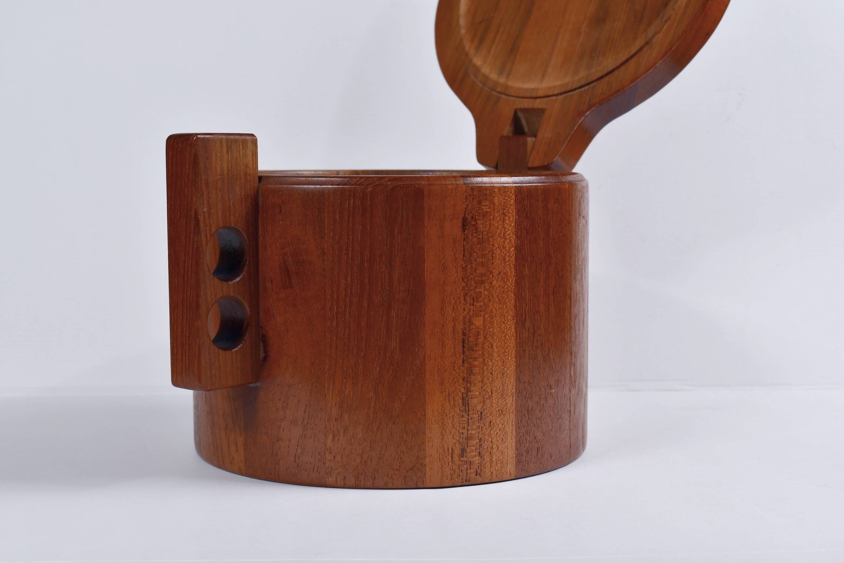 Seau à glace par Birgit Krogh pour Woodline. Années 1960.