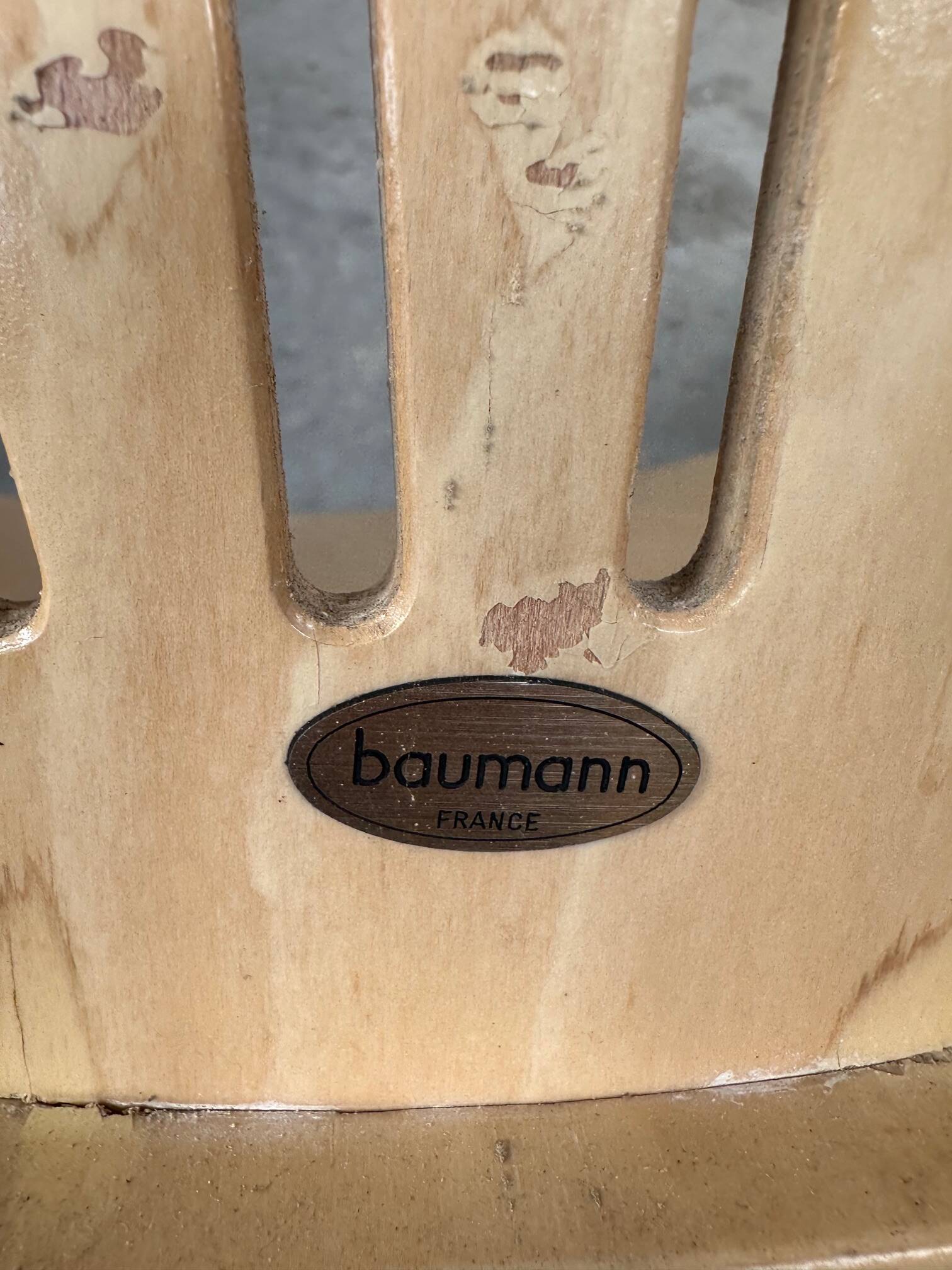 Set of 24 Baumann chairs from the 80s