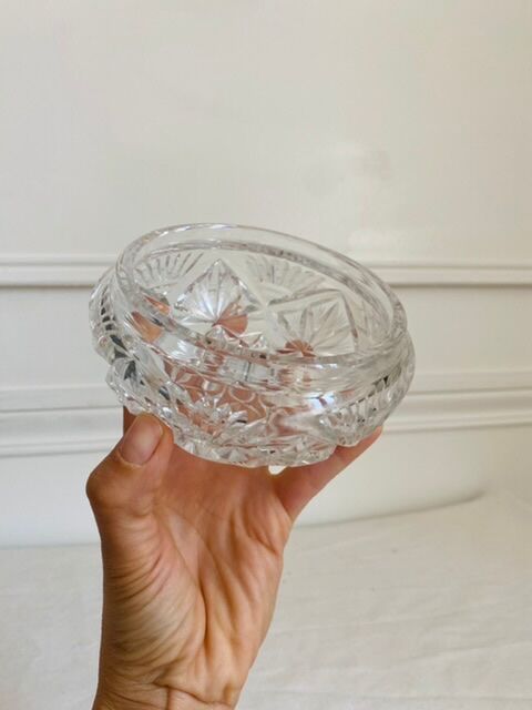Crystal trinket bowl