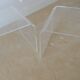 set of 2 vintage plexiglass side or bedside tables 1970