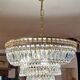 Lustre pampille vintage