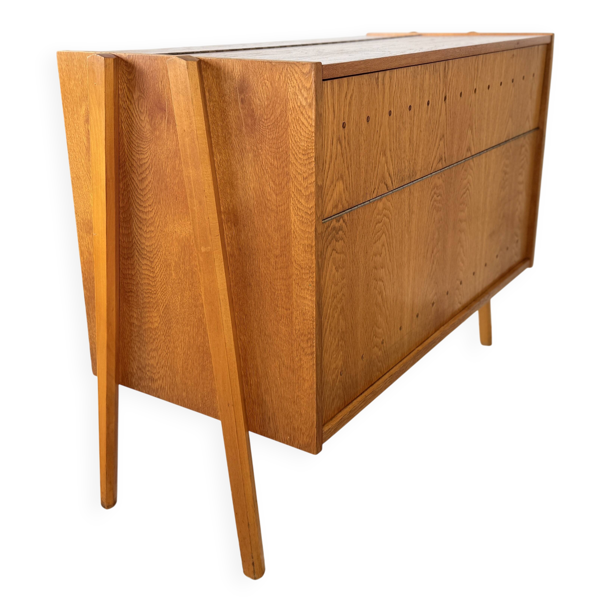 Vintage blanket chest/ toy chest, Frantisek Jirak