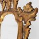 Paire de miroirs vénitiens en bois doré de style rococo, vers 1850, Italie