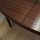 Round mahogany table, Danish design, 1970s, production: Denmark