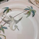 6 Palms Plate Egret Copeland