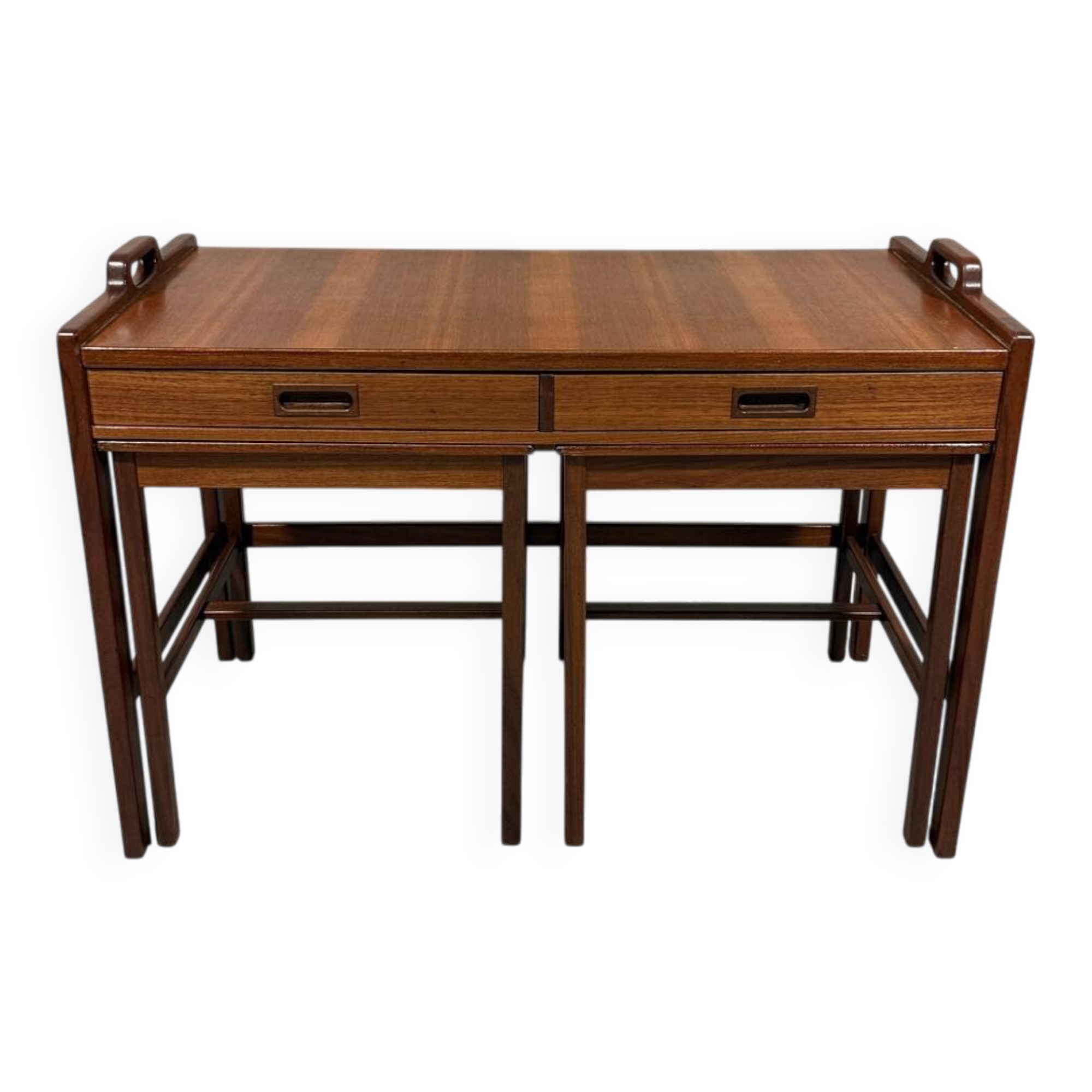 Tables gigognes en teck de Skaraborgs Möbelindustri, Suède