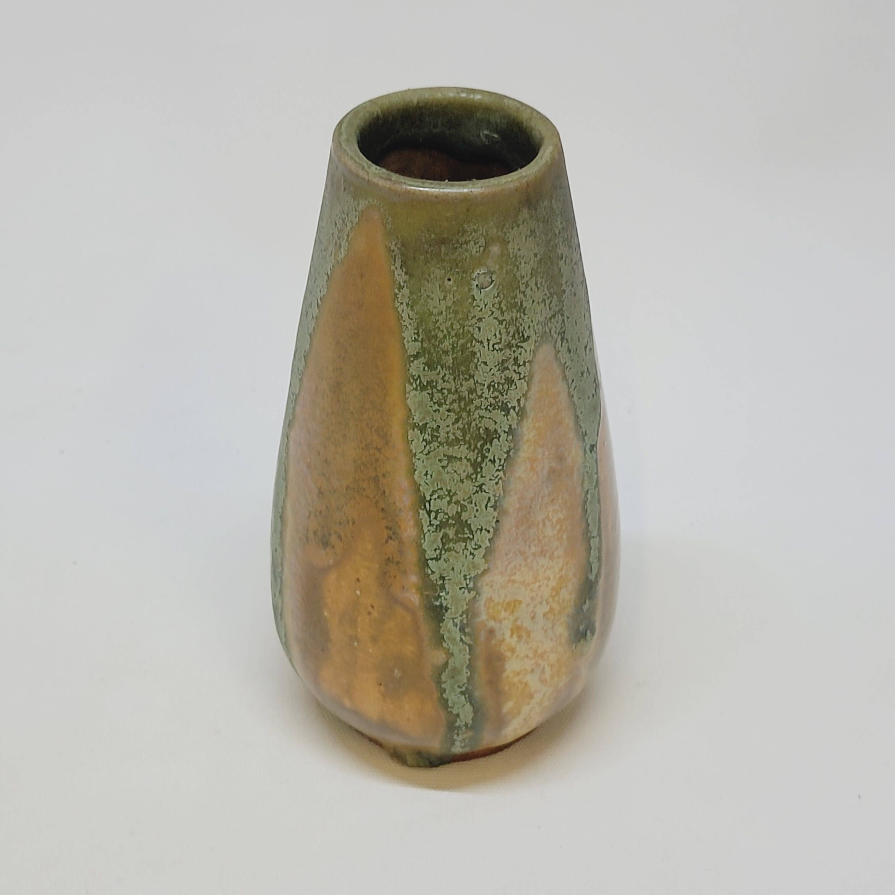 Enameled Stoneware Vase L'artisan L Artisan Pratique Art Nouveau Style Denbac