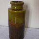 Vase West Germany khaki and brown