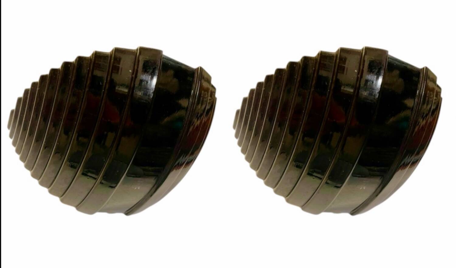 Black Vetri Sign Murano glass wall lamp PAIR, Italy 1990s