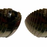 Black Vetri Sign Murano glass wall lamp PAIR, Italy 1990s