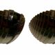 Black Vetri Sign Murano glass wall lamp PAIR, Italy 1990s