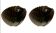 Black Vetri Sign Murano glass wall lamp PAIR, Italy 1990s