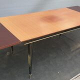 Black teak table 1960s