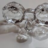 Salière double en cristal