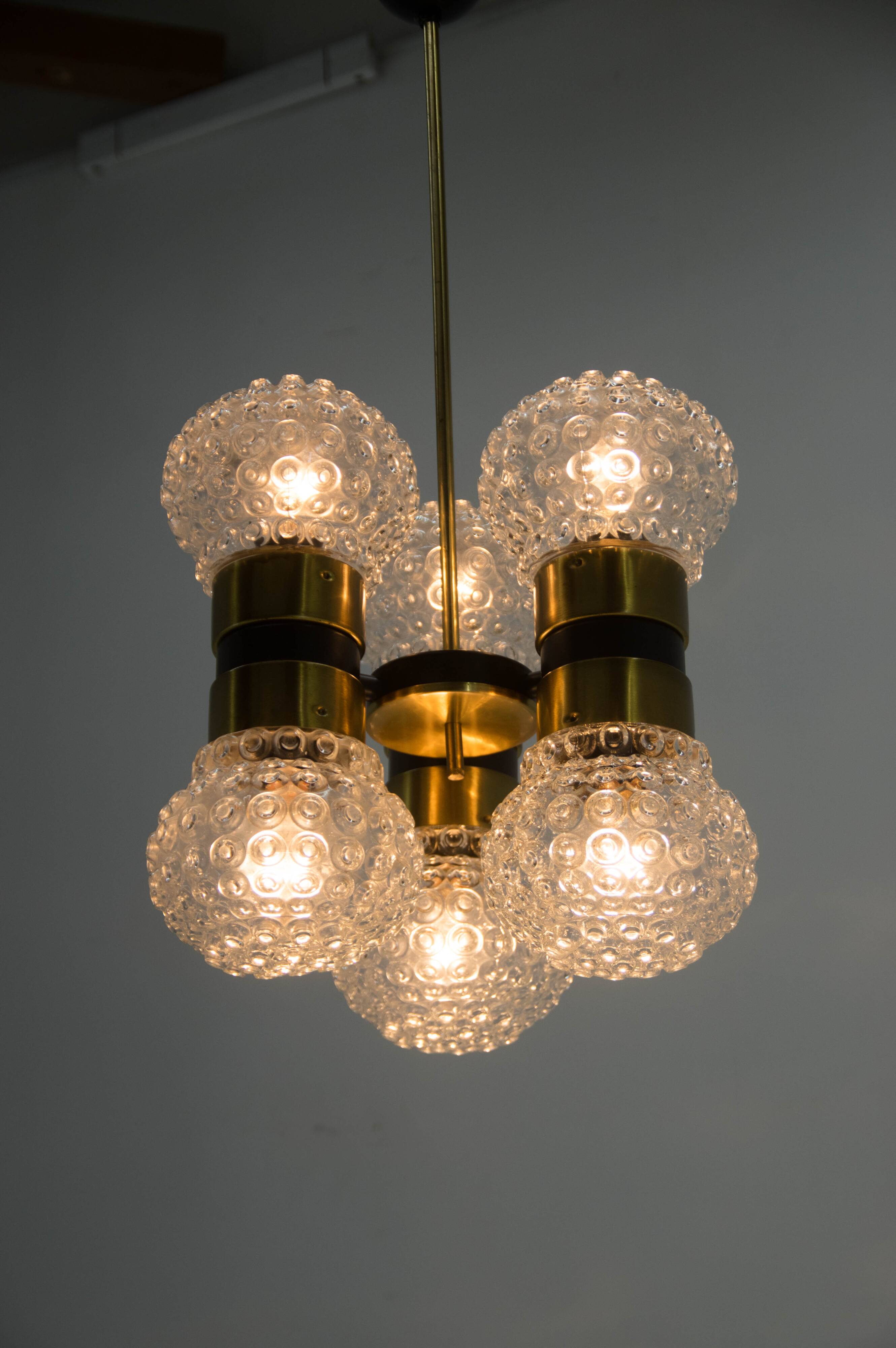 Mid-Century Chandelier by Napako, 1960s