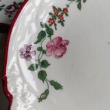 Five porcelain dessert plates