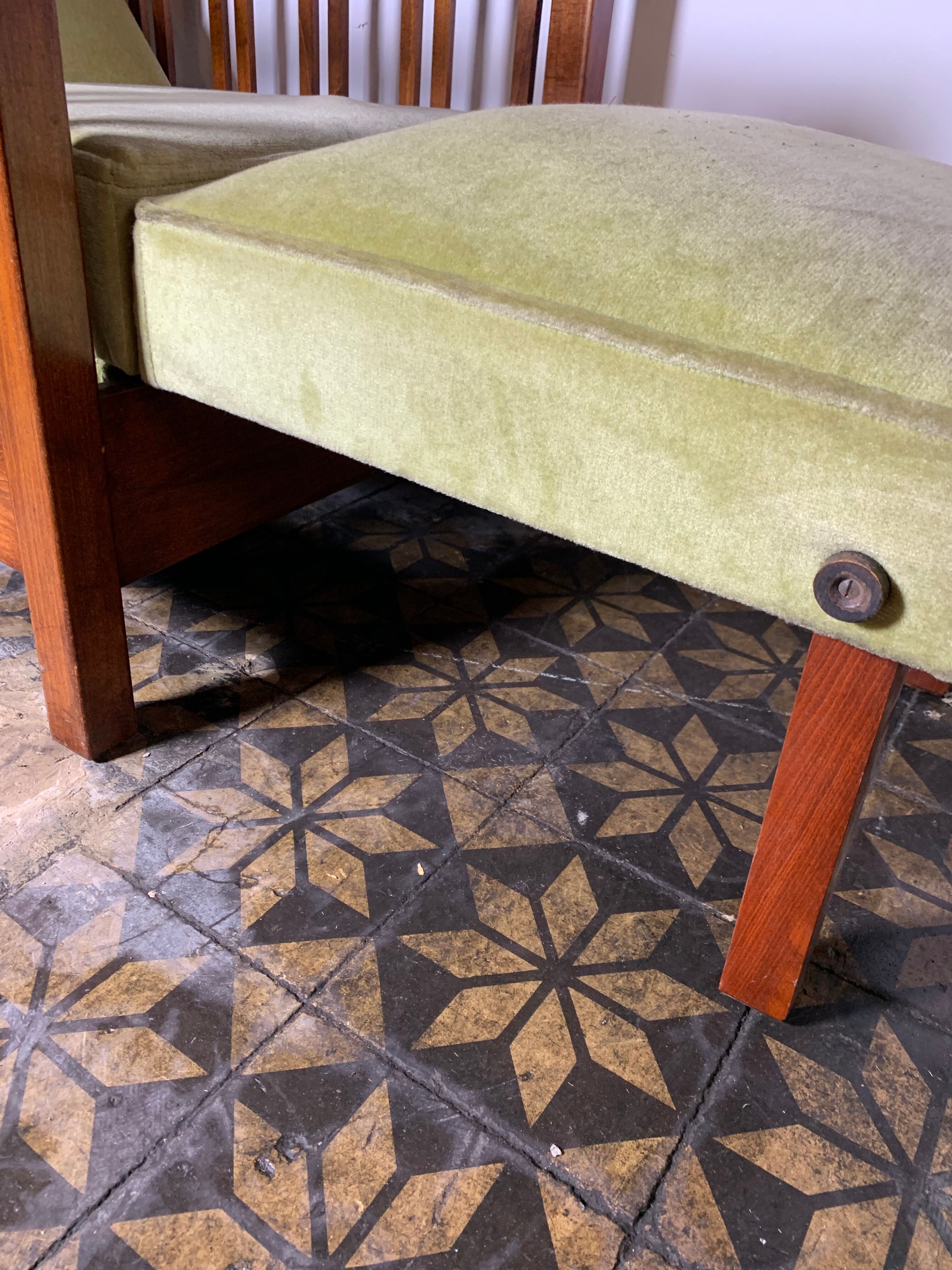 Art Deco armchair with system