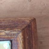 Wooden and ceramic trivet