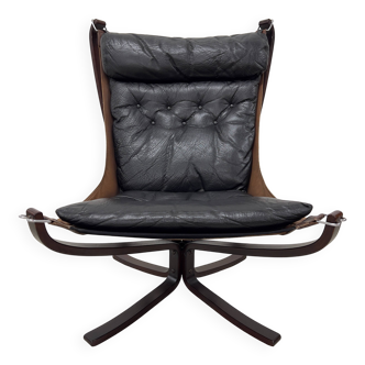 Chaise Falcon par Vatne Møbler, Norvège, années 1970.