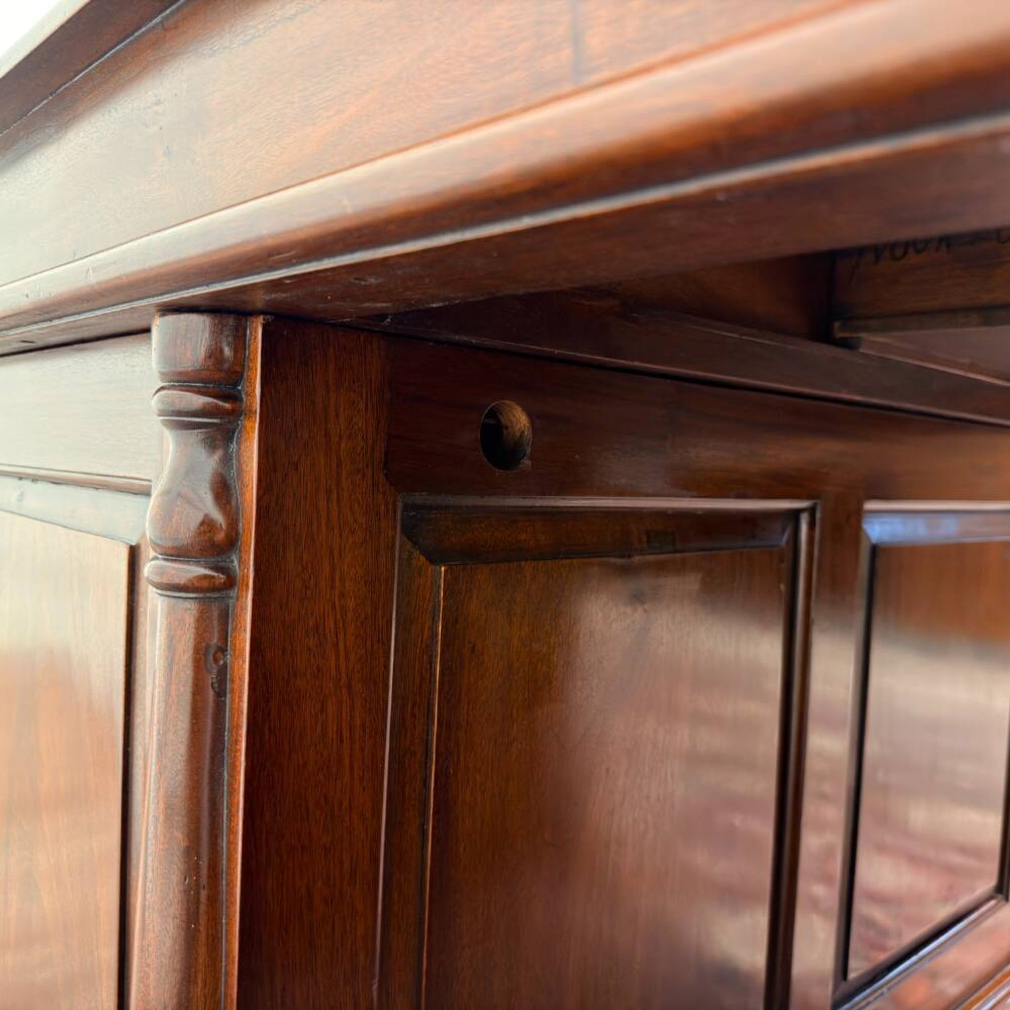 Grand bureau anglais classique