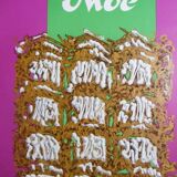 Lithographic poster Air France - India signed Georges Mathieu 1969