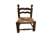 "Fire corner" chair attributed to Charles Dudouyt