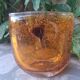 Bubble glass vase