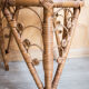 Paire de table de chevets en rotin 1960