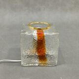 Lampe de table en verre de Murano par Toni Zuccheri pour Av Mazzega, années 1970