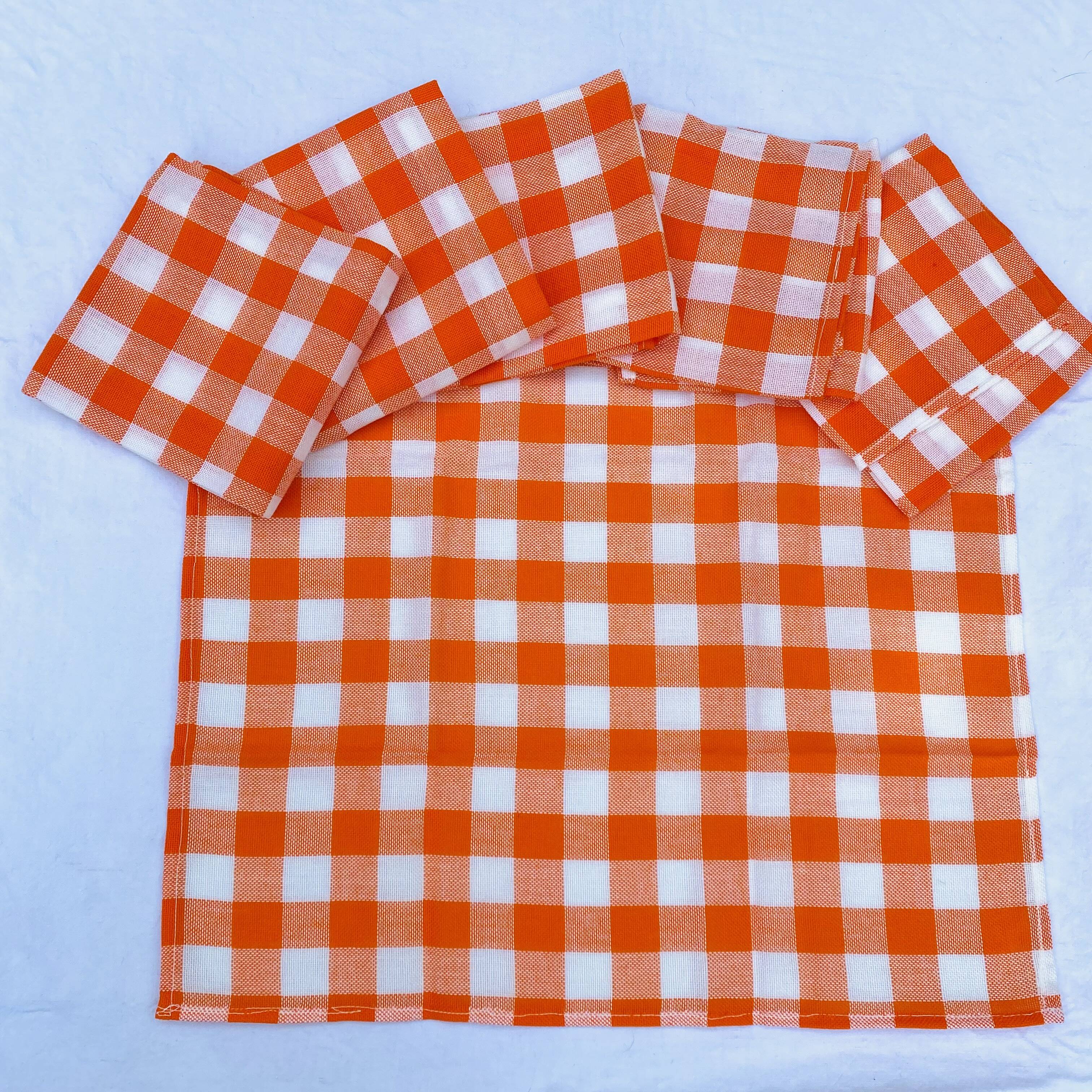 Checkered napkins, 60s-70s