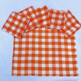 Checkered napkins, 60s-70s