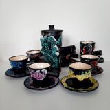 Fat lava coffee set from the 60s