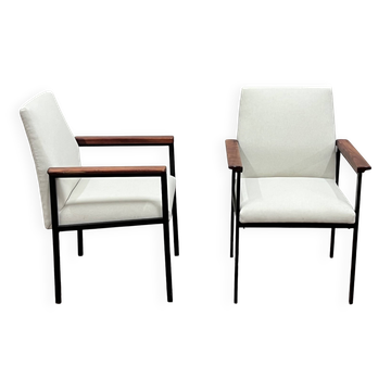 Pair of designer armchairs