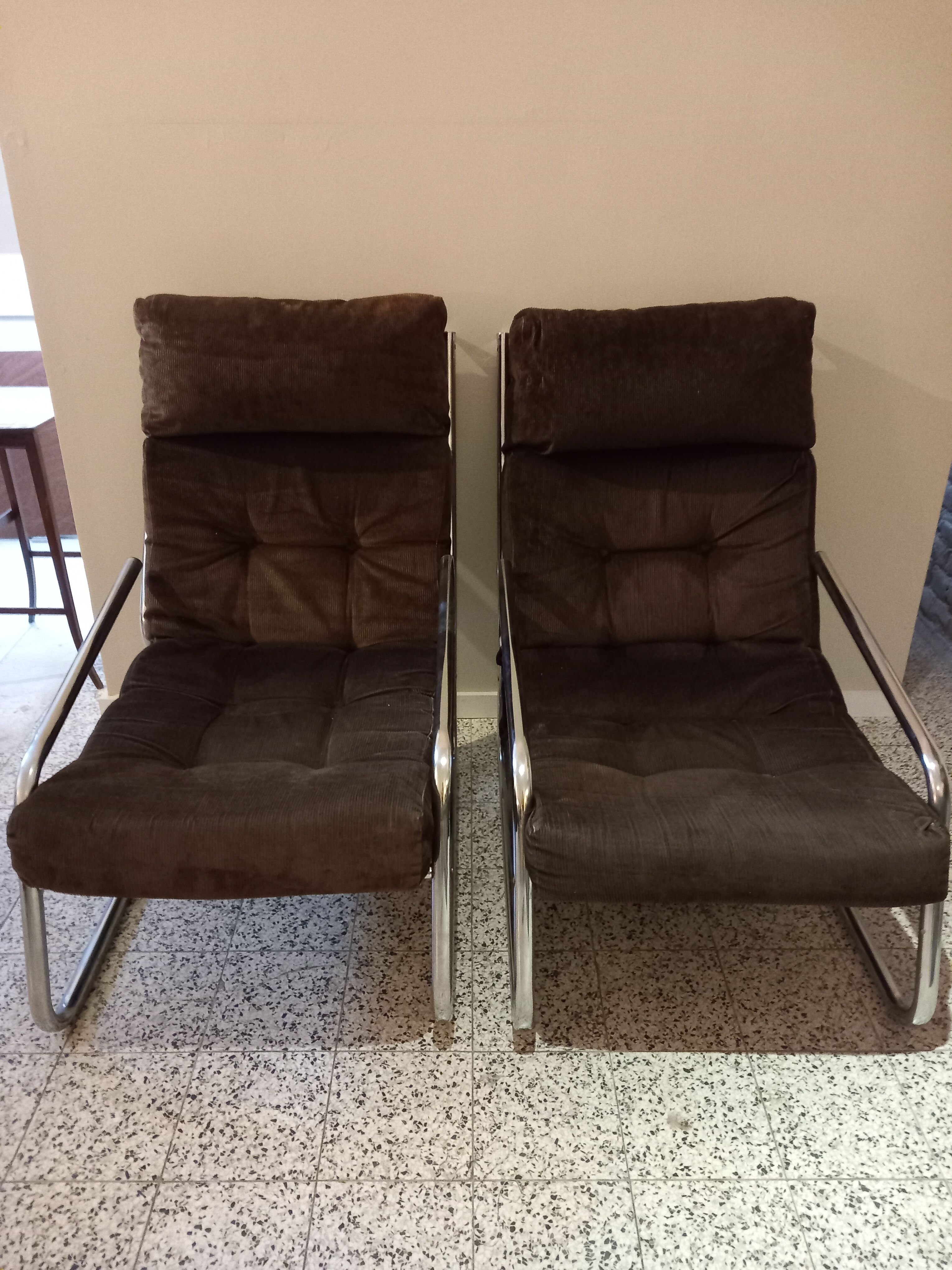 Gillis Lundgren armchairs for Ikea 1974