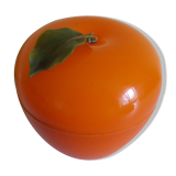 Orange "apple"-shaped ice bucket, typical of the 70s - France