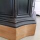 Seven-drawer chest of drawers in solid wood