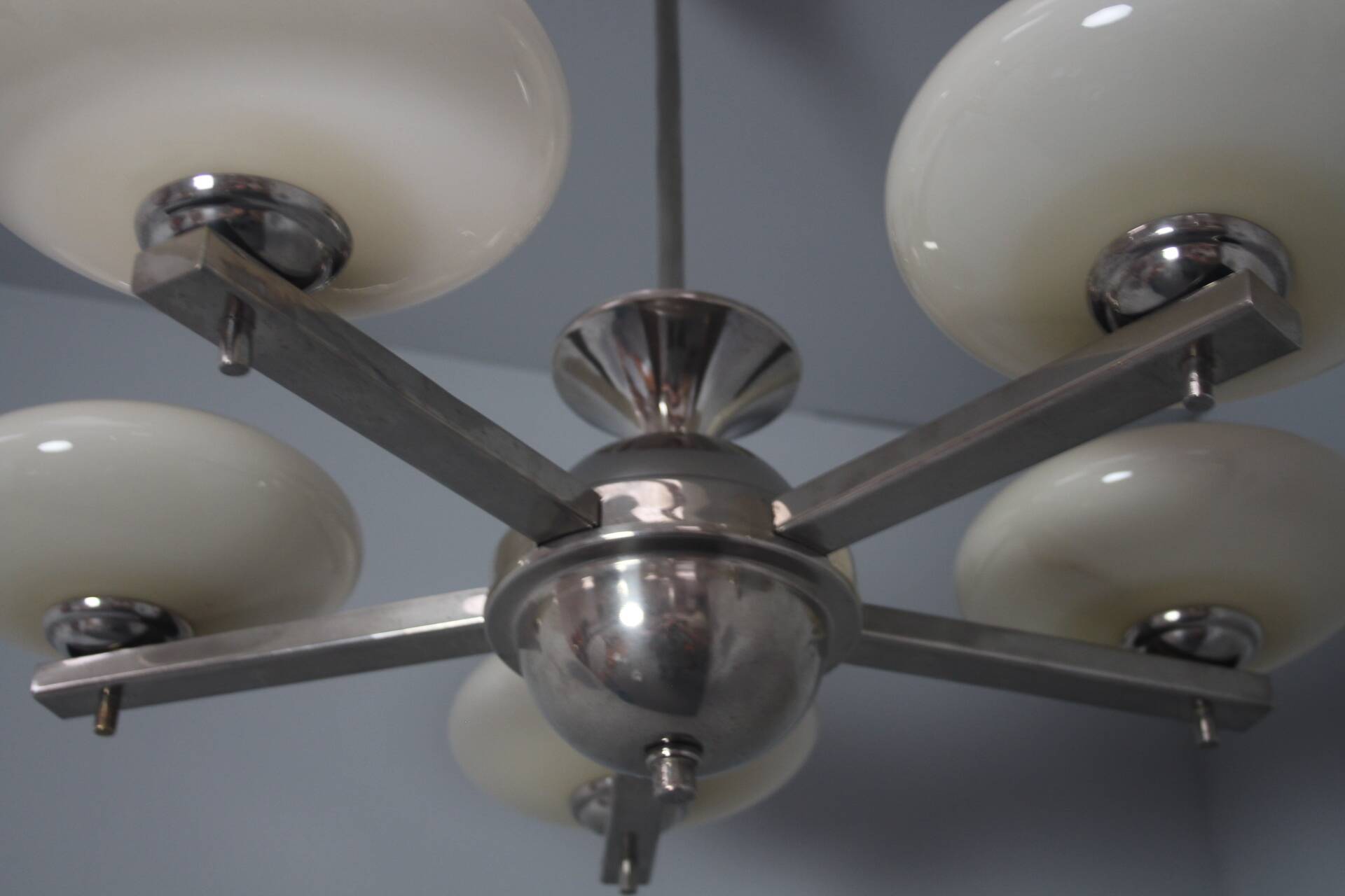 Art Deco Candlestick 1930s, Czechoslovakia