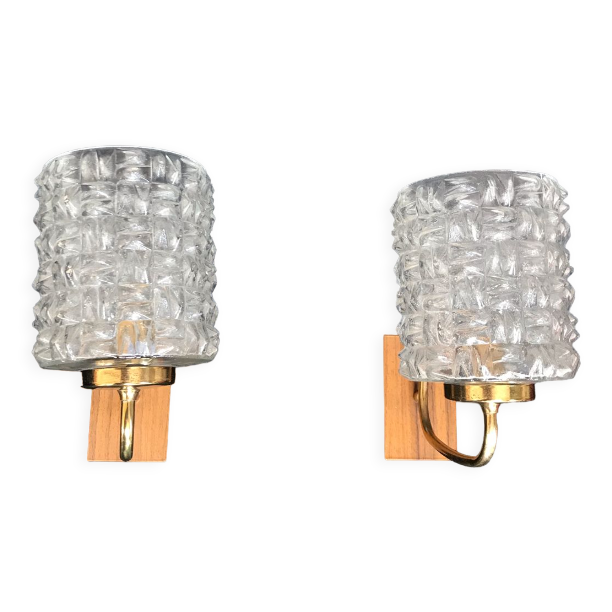 Pair of wall sconces year 70