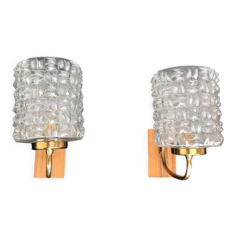 Pair of wall sconces year 70
