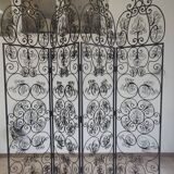 Moorish screen in andalusian arabic forge iron