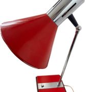 Italian desk lamp in wood and metal from the 1960s.