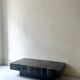 Rectangular coffee table in marble resin, design from around 1970.