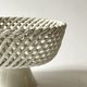 handwoven ceramic bowl/table centrepiece, Italy circa 1970