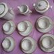 Service a cafe ancien, blanc et or, Limoges, 1940