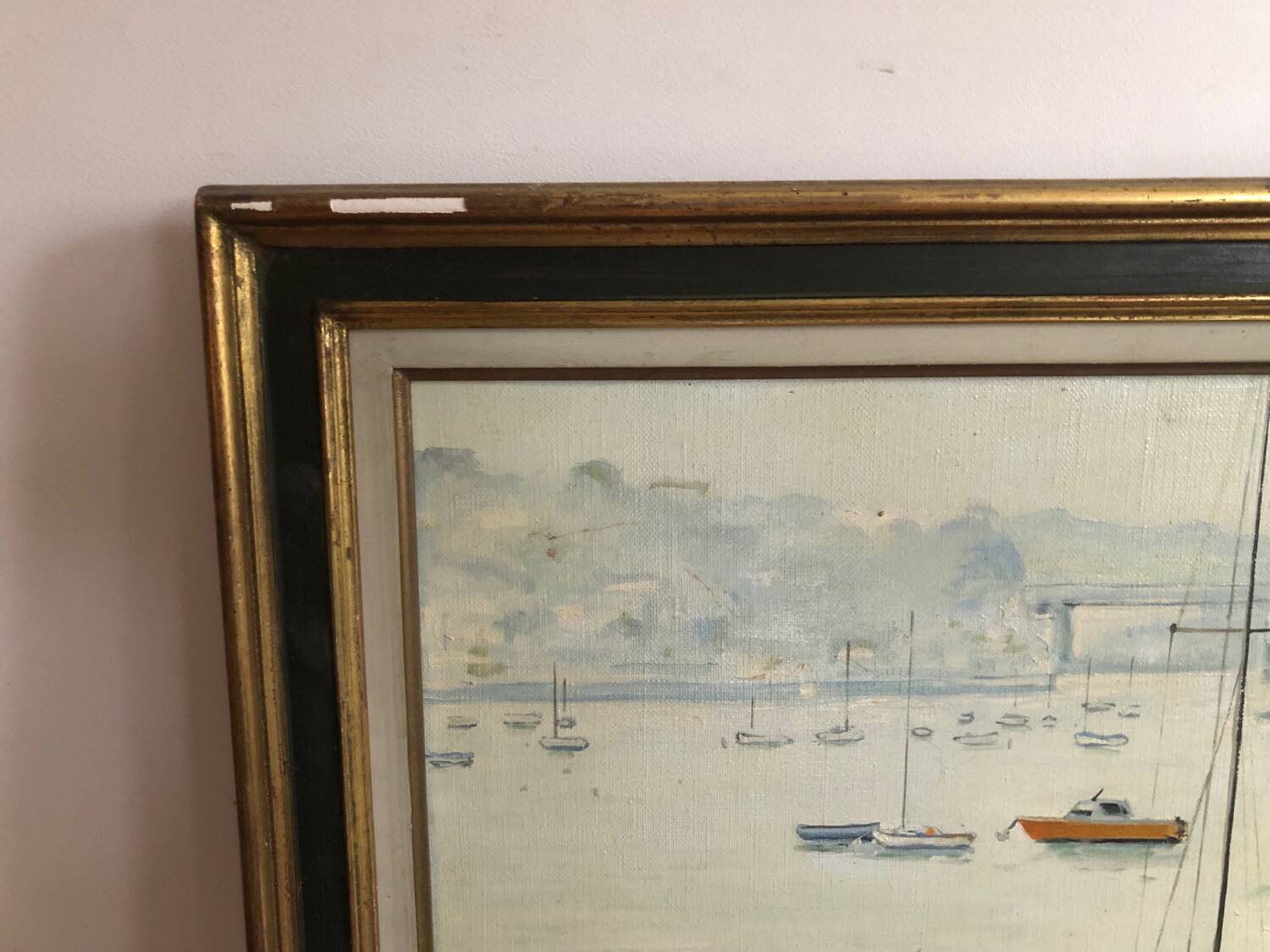 Marine painting oil on canvas