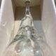 set of 6 antique cut crystal wine glasses in tulip shape from the pres