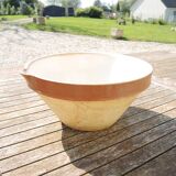 Antique Large Glazed Terracotta Bowl