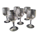 6 Verres à vin rouge Cristal d'Arques  Modèle Matignon