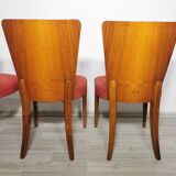 4 art deco dining chairs by Jindrich Halabala