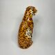 Leopard in Italian ceramic enamelled painting year 70